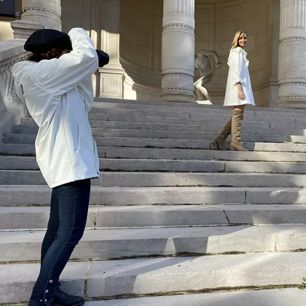 séance photo mode en extérieur. Paris. Michèle Gabet Photographie