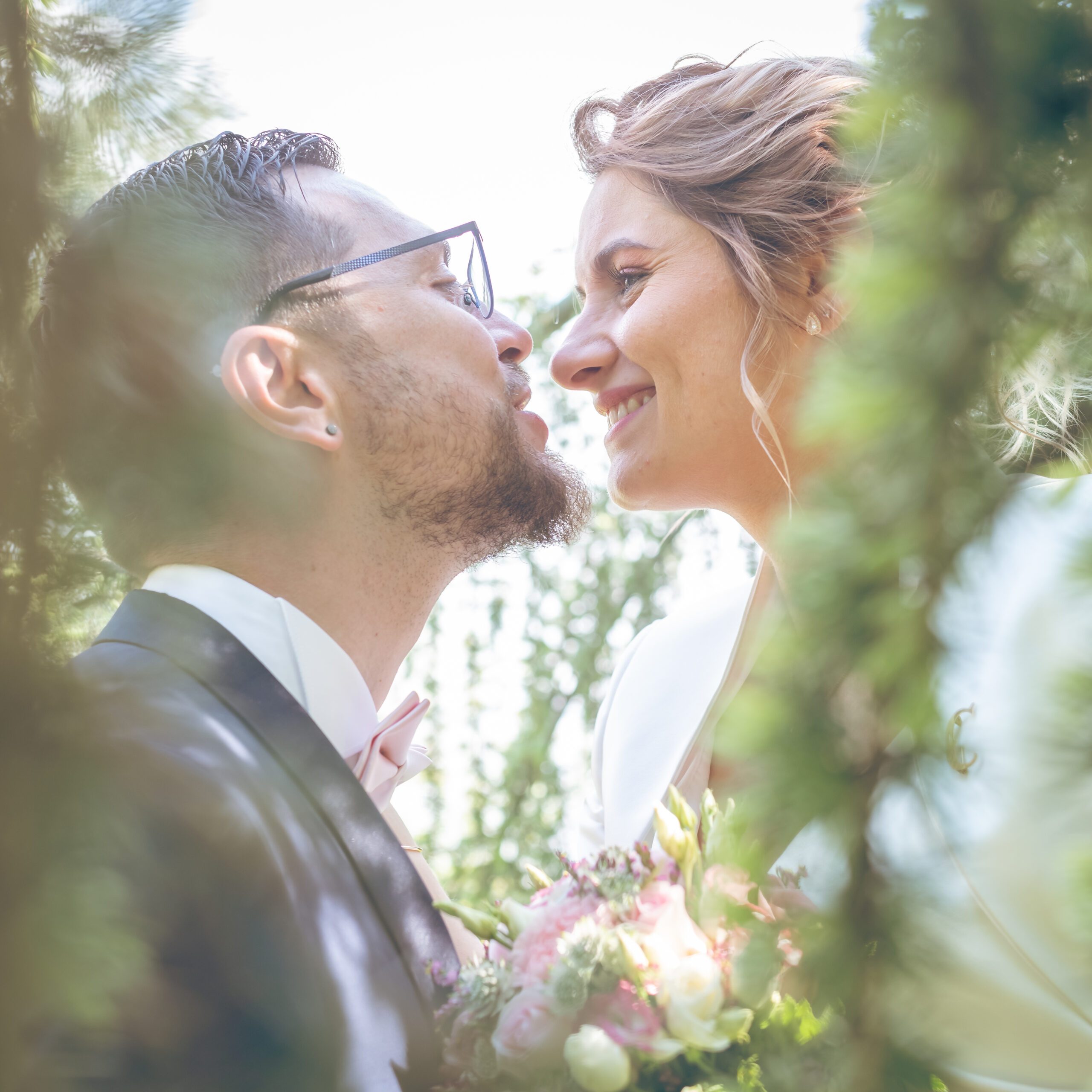 page d'accueil / mariage / photo de couple en couleur