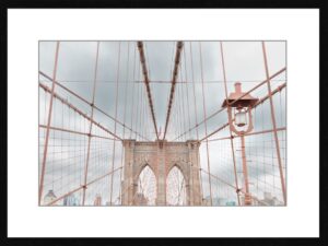 Photo en tirage limité. Pont de brooklin - new york. Michèle Gabet Photographie