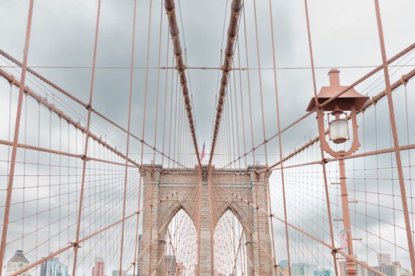 Photo en tirage limité. Pont de brooklin - new york. Michèle Gabet Photographie