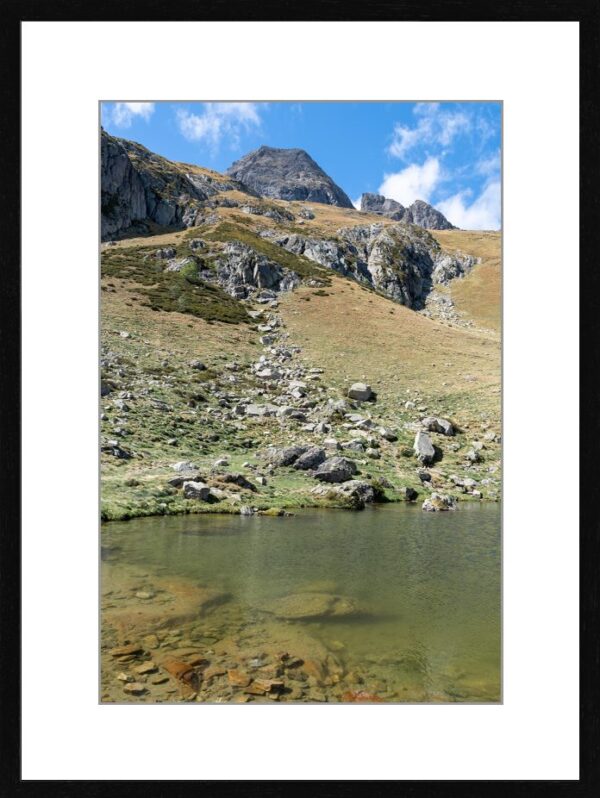 Photo de paysage en tirage limité. lac dans les pyrénnées. Michèle Gabet Photographie