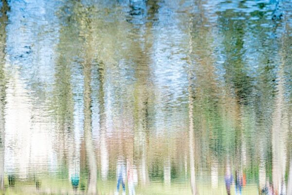 Photo en tirage limité. Série Waterworld de Michèle Gabet Photographie. paysage qui se reflète dans l'eau