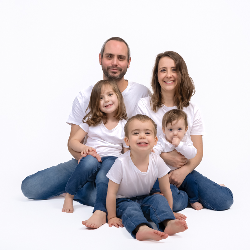 photo de famille au studio