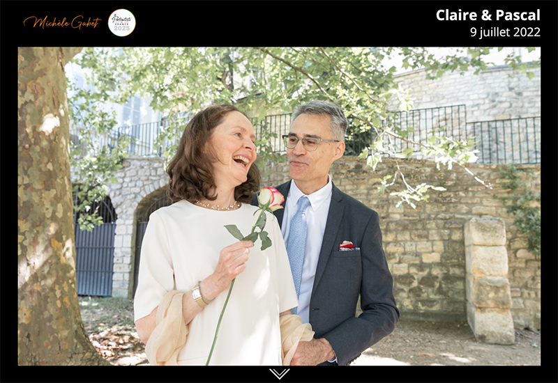 MARIAGE CIVIL À CARRIERES SUR SEINE PARC DE LA MAIRIE - AVEC MICHELE GABET PHOTOGRAPHE