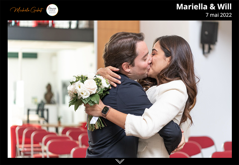 mariage civil à Croissy sur seine. Michèle Gabet photographie